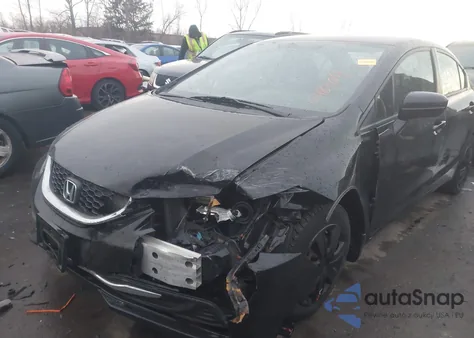 2014 Honda Civic Lx z USA, uszkodzony, nr VIN 19XFB2F55EE048904